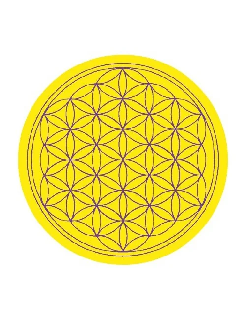 Aufkleber "Blume des Lebens" Komplementärfarben