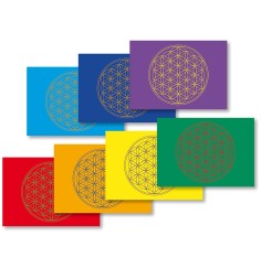 Postkarte Blume des Lebens 7er Set 10x15cm