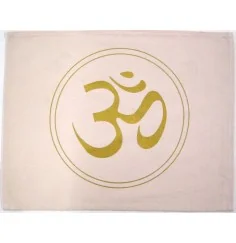 Tischset "OM" natur, rechteckig, Baumwolle, 41x32cm