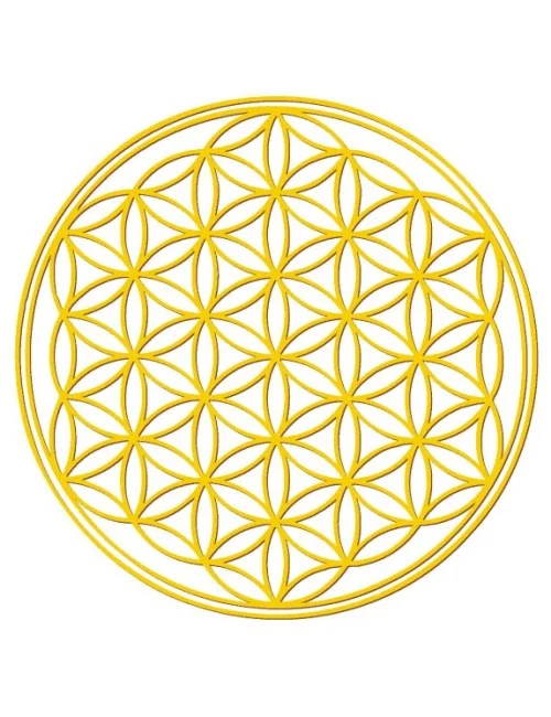 Aufkleber "Blume des Lebens" Kunststoff 2cm VE10