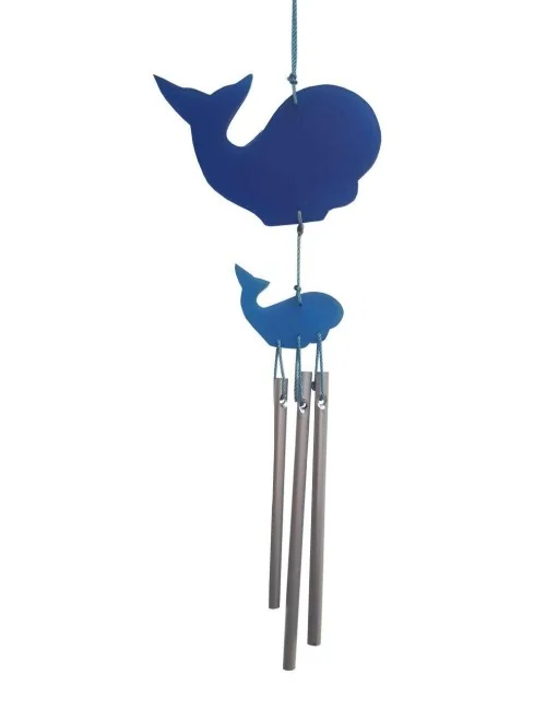 Wal-Klangspiel blau klein Kunstharz 15cm