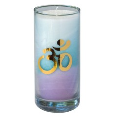 Kerze "Sea Om" im Glas Stearin 14cm