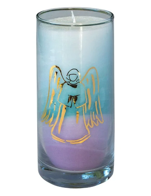 Kerze "Sea Engel" im Glas Stearin 14cm
