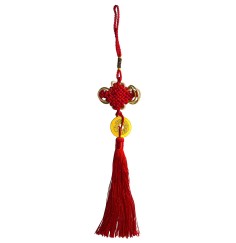 Chines. Glücksmünze gebunden 1er (2,5cm) 5x30cm