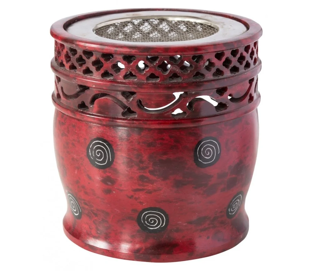 Räuchergefäß "Jali" rot 9x10cm