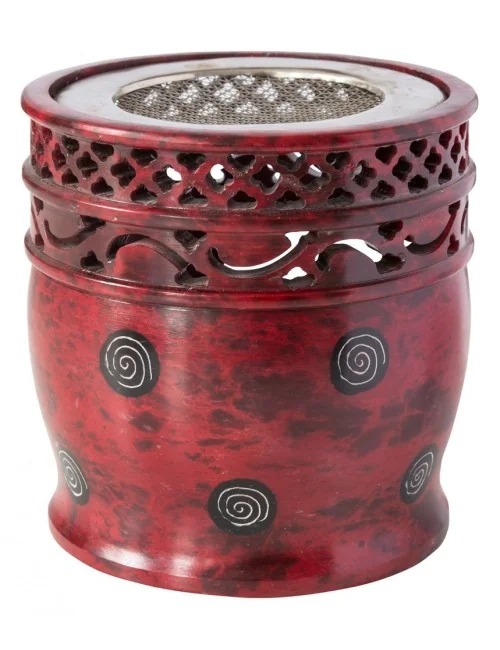 Räuchergefäß "Jali" rot 9x10cm