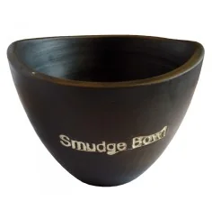 Räuchergefäß "Smudge-Bowl" klein Keramik schwarz