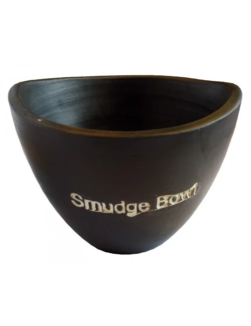 Räuchergefäß "Smudge-Bowl" klein Keramik schwarz