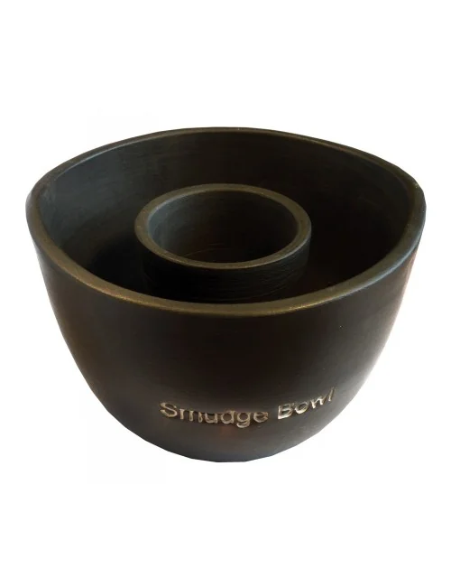 Räuchergefäß "Smudge-Bowl" gross Keramik schwarz