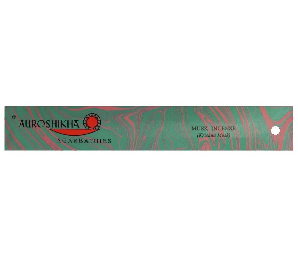 Auroshikha - Räucherstäbchen "Musk" (Krishna Musk) - 10Gr