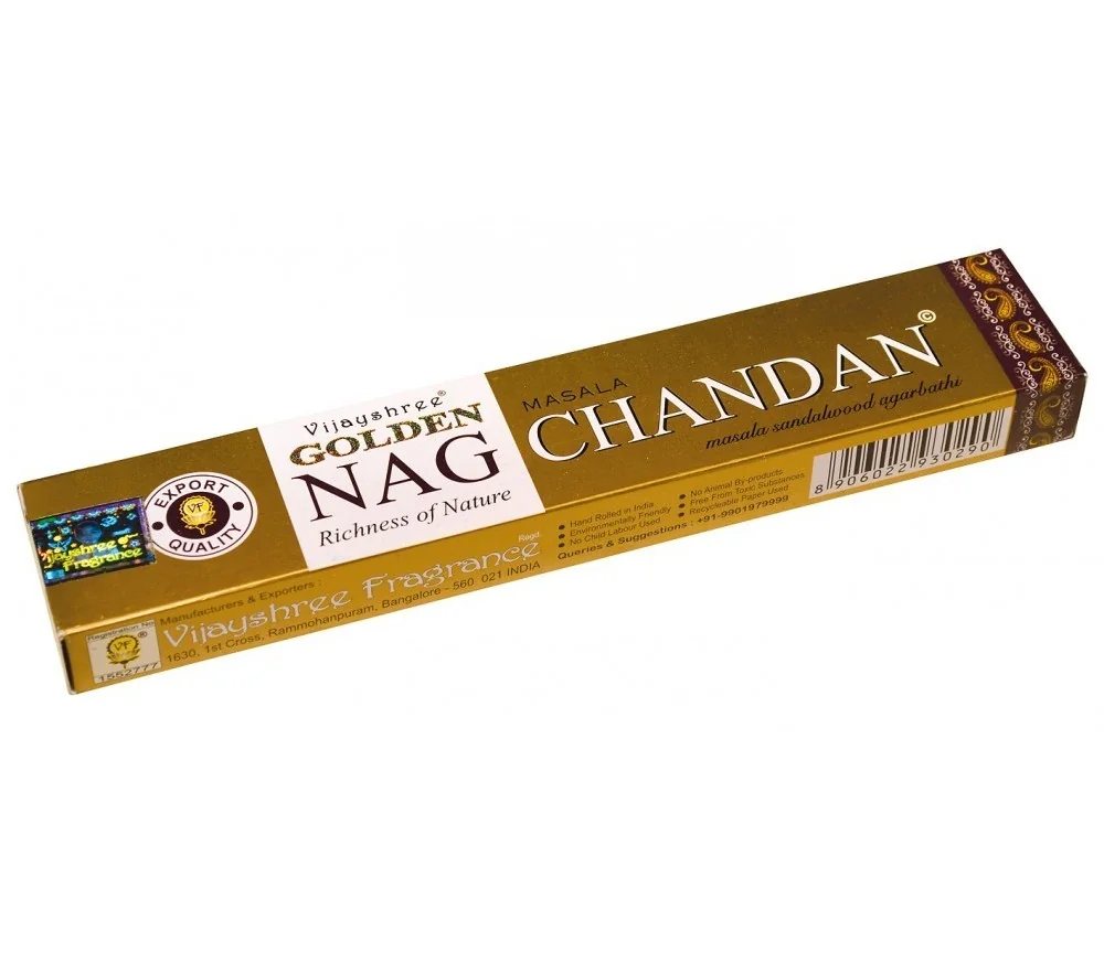 Vijayshree Incense "Golden Nag Chandan" 15gr.