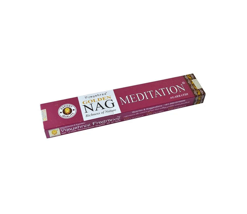 Vijayshree Incense "Golden Nag Meditation" 15gr.