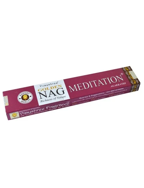 Vijayshree Incense "Golden Nag Meditation" 15gr.