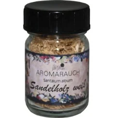 Räucherstoff Sandelholz weiss 50ml Glas