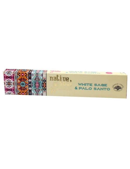 Green Tree Native Soul Incense "White Sage & Palo Santo" 15gr.