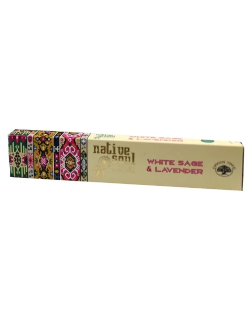 Green Tree Native Soul Incense "White Sage & Lavender" 15gr.