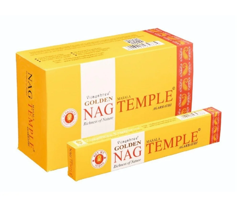 Vijayshree Incense "Golden Nag Temple" 15gr.