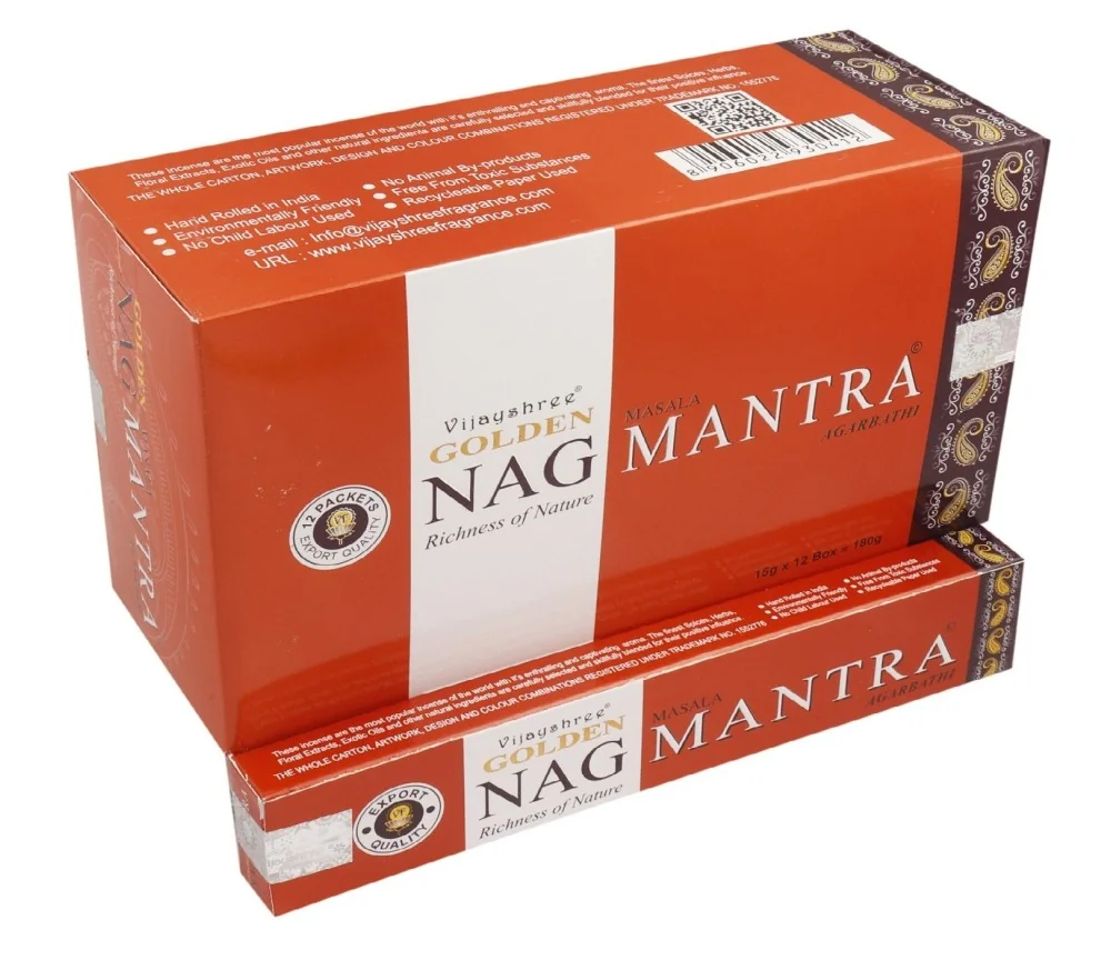 Vijayshree Incense "Golden Nag Mantra" 15gr.