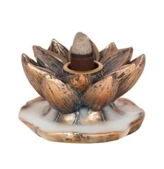 Backflow Kegel halter "Lotus", Resin, 4,5x8cm