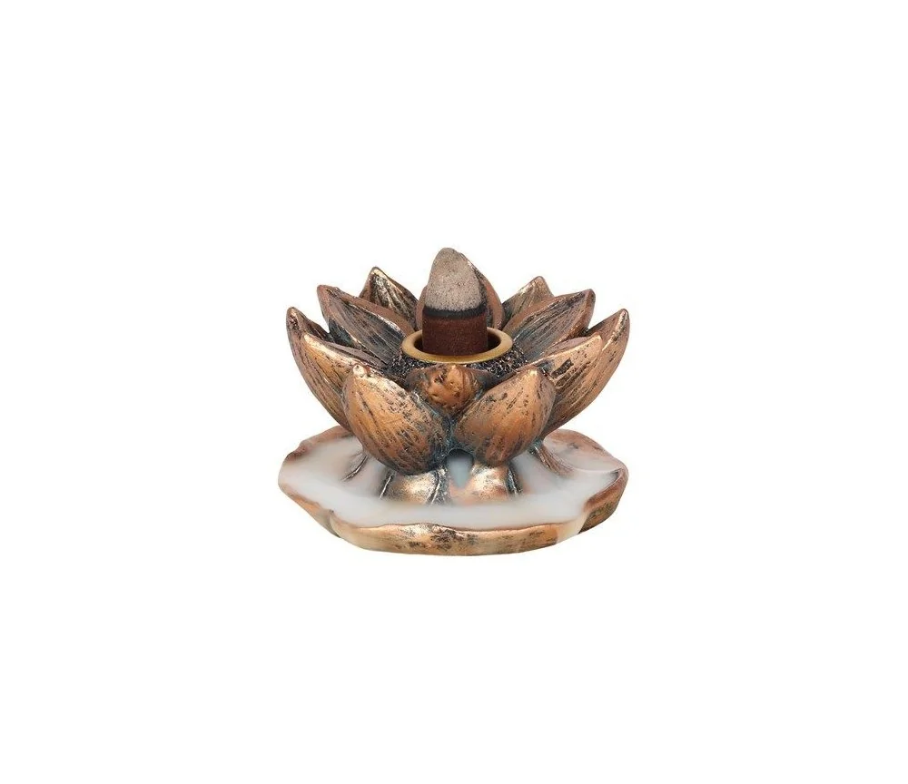 Backflow Kegel halter "Lotus", Resin, 4,5x8cm