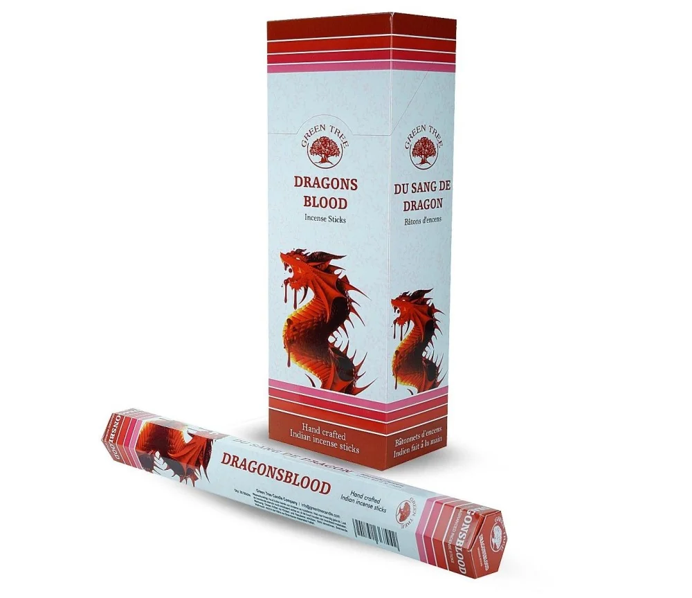 Grenn Tree Incense "Dragonblood" Hexa 20St.