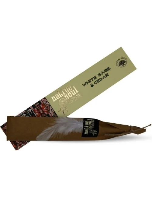 Green Tree Native Soul Incense "White Sage & Ceder" 15gr.