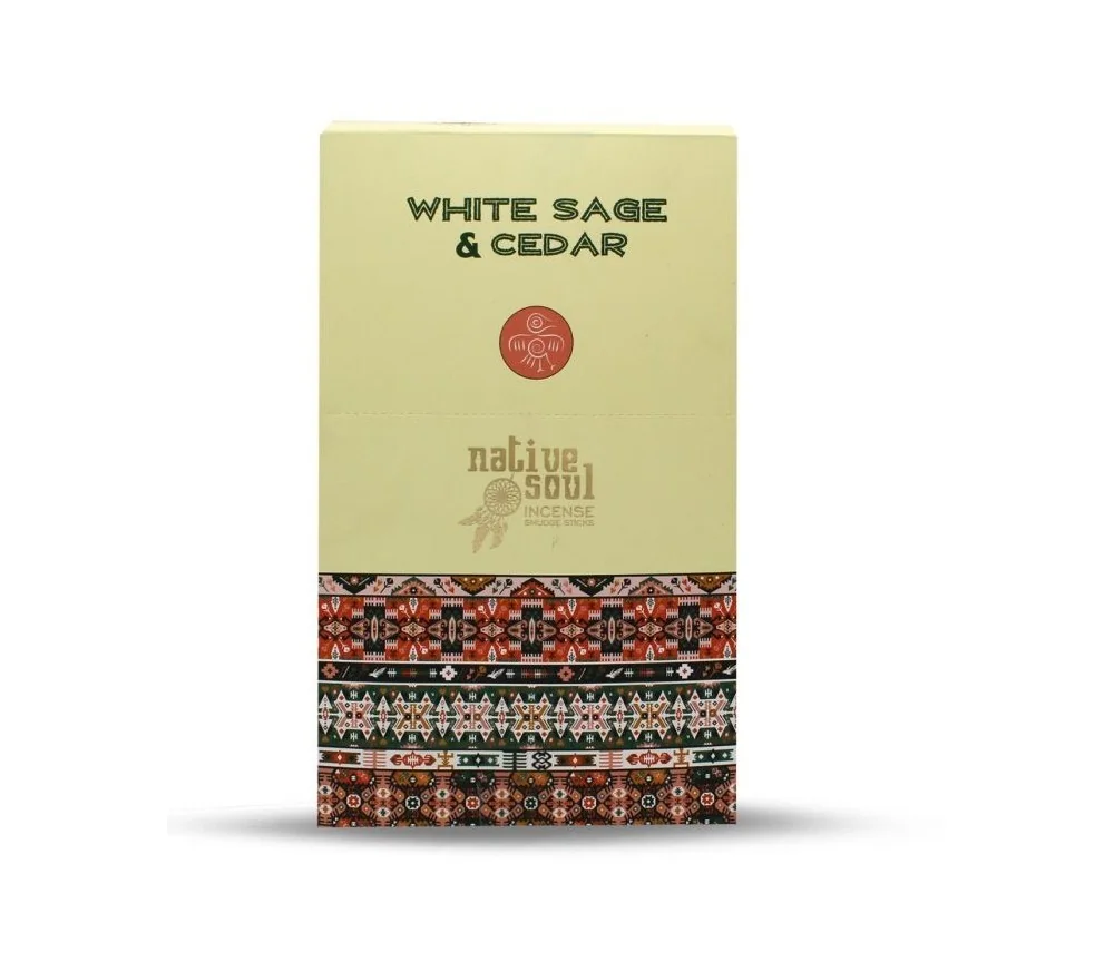 Green Tree Native Soul Incense "White Sage & Ceder" 15gr.