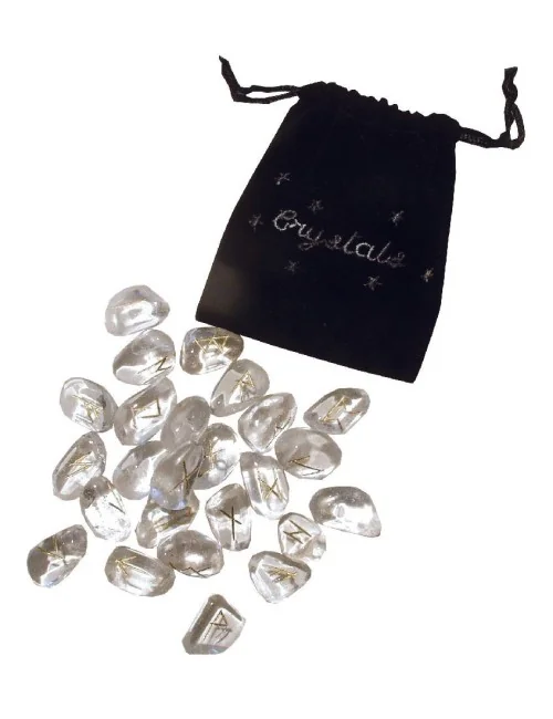 Runensteine "Bergkristall" 25 Stück