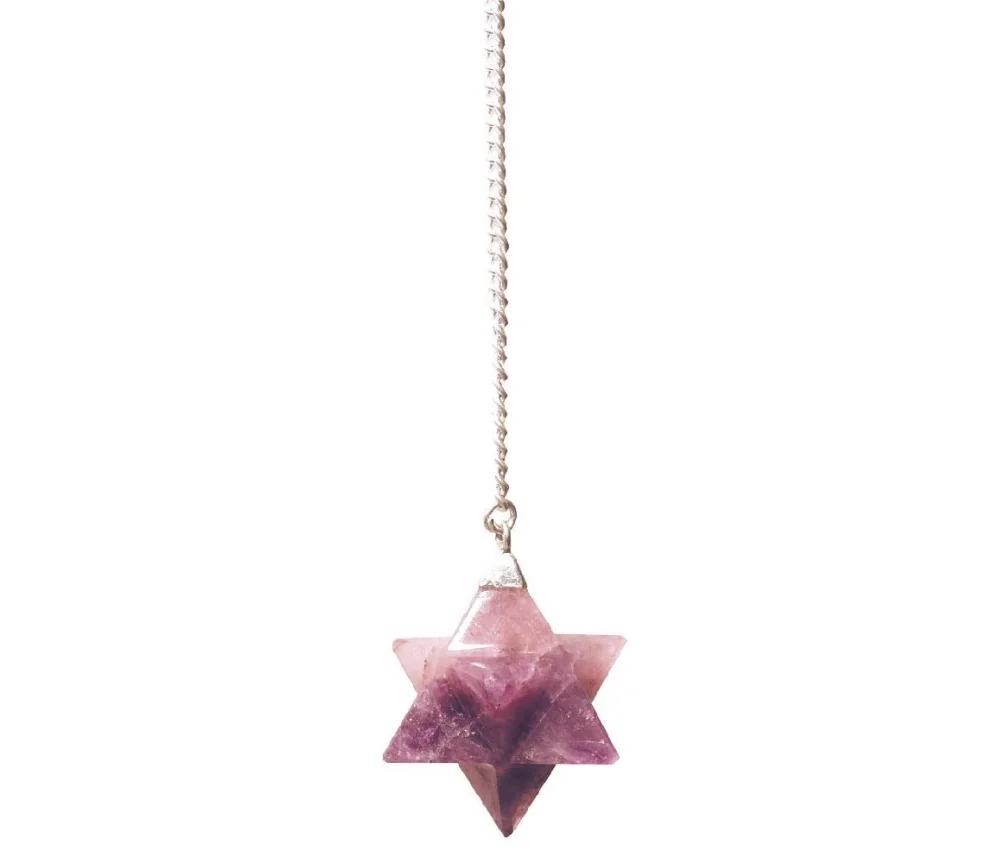 Merkabah-Pendel Amethyst ca. 2 cm