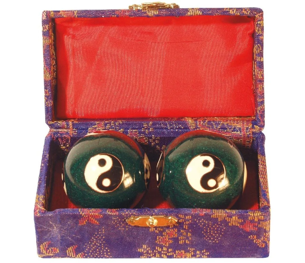 Qi Gong Kugel Yin Yang blau 40mm