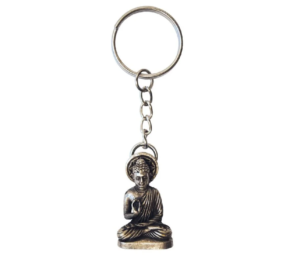 SchlüsselAnhänger - Buddha- Messing 8cm