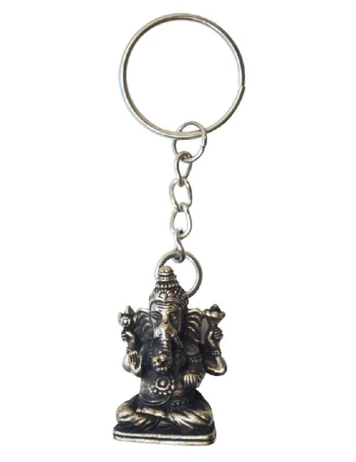Schlüsselanhänger "Ganesha" Messing 8cm