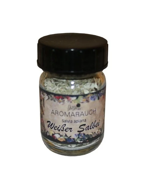 Räucherstoff Weisser Salbei 50ml Glas