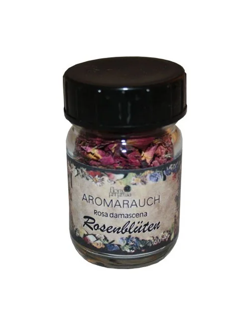 Räucherstoff Rosenblüten 50ml Glas