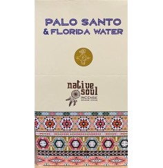 Green Tree Native Soul Incense "Palo Santo & Florida Water" 15gr.