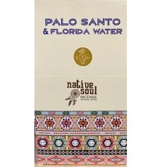 Green Tree Native Soul Incense "Palo Santo & Florida Water" 15gr.