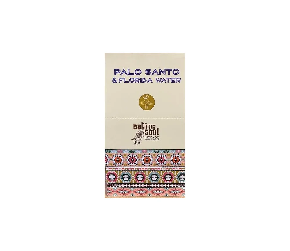 Green Tree Native Soul Incense "Palo Santo & Florida Water" 15gr.
