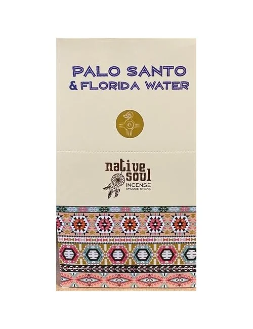 Green Tree Native Soul Incense "Palo Santo & Florida Water" 15gr.