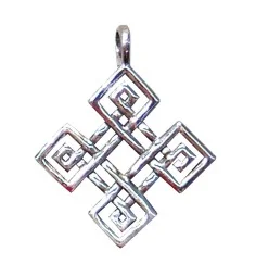 Anhänger - Keltischer Vierfachknoten- 925 Silber 3,4g