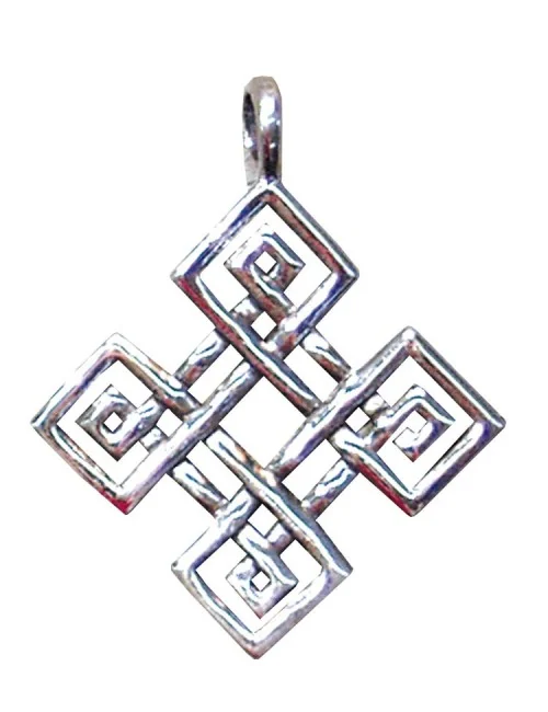 Anhänger "Keltischer Vierfachknoten" Silber 925 3