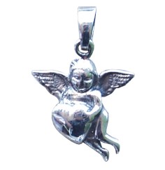 Anhänger -  Engel mit Herz- 925 Silber 2,0g
