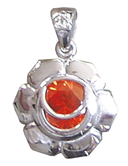 Anhänger"Swadistanam Chakra" Zirkon Silber 925 4