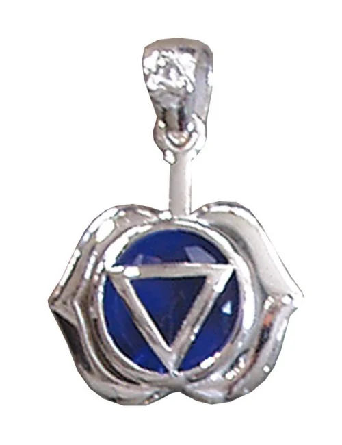Anhänger "Ajna Chakra" Zirkon Silber 925 3