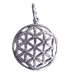 Anhänger -  Blume des Lebens- klein 1,8cm 925 Silber 1,7g