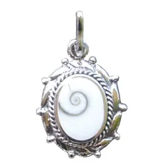 Anhänger - Shivas Auge- oval 2cm
