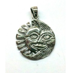 Anhänger "Sonne/Mond" Silber 925 7,1g
