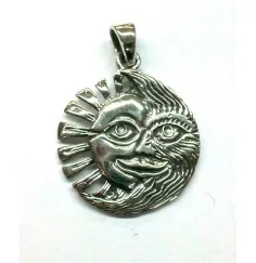 Anhänger "Sonne/Mond" Silber 925 7,1g
