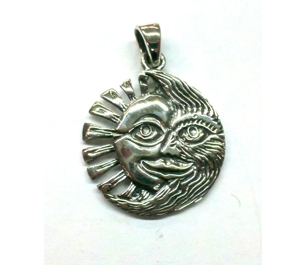 Anhänger "Sonne/Mond" Silber 925 7,1g