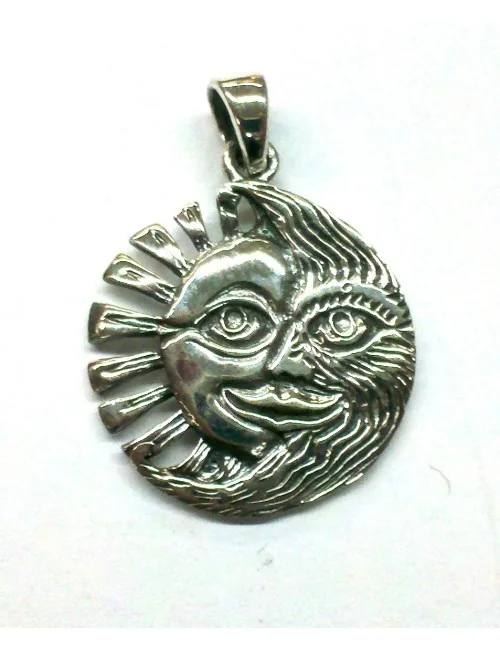 Anhänger "Sonne/Mond" Silber 925 7