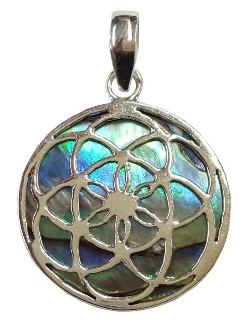 Anhänger "Paua Saat des Lebens" Silber 925 2